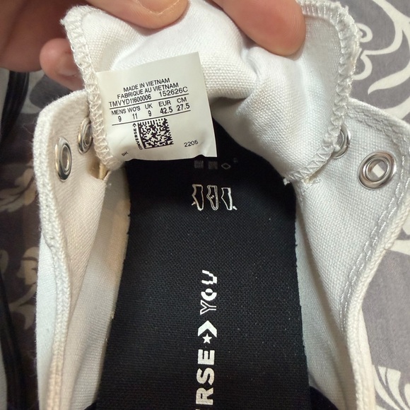 Converse Black and White Slip-On Shoes
